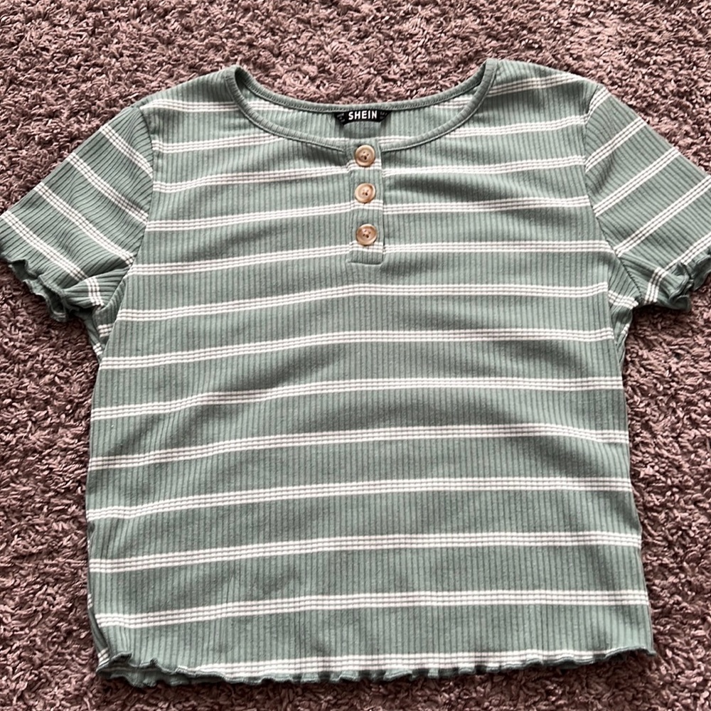 Mint crop top